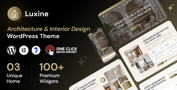 Luxine – Architecture & Interior Design WordPress Theme