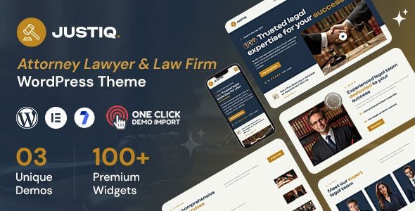 Justiq – Attorney & Lawyer WordPress Theme