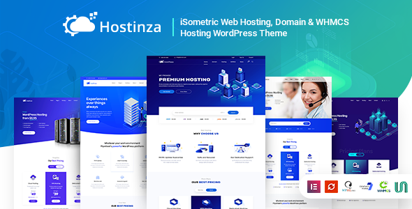 Hostinza – WHMCS Web Hosting WordPress Theme