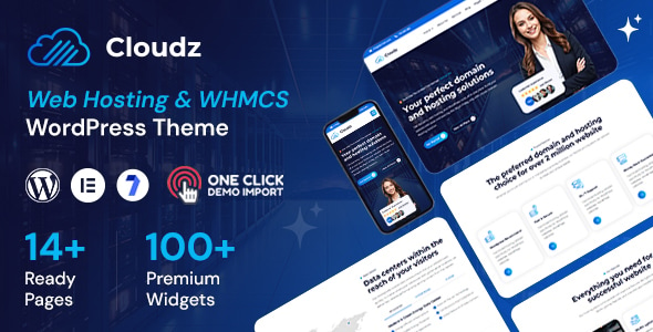 Cloudz - Web Hosting & WHMCS WordPress Theme