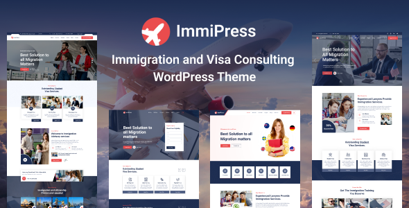 ImmiPress - Immigration and Visa Consulting WordPress Theme 