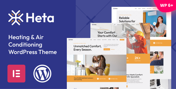 Heta - Heating & Air Conditioning WordPress Theme 