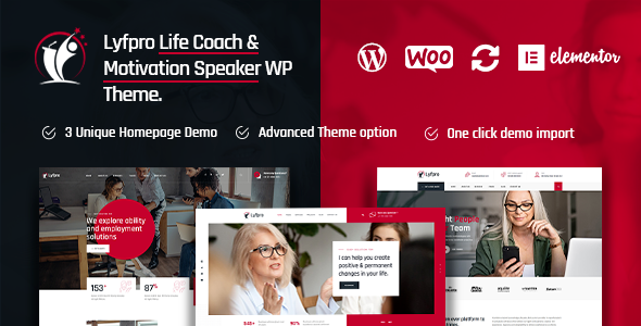 Lyfpro - Life Coach WordPress Theme