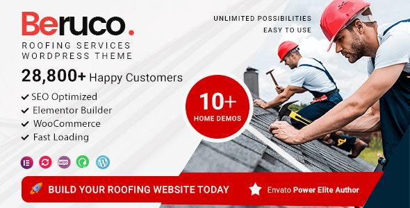 Beruco - Roofing Services WordPress Theme