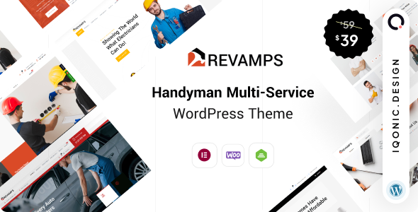 Revamps - Handyman Service WordPress Theme