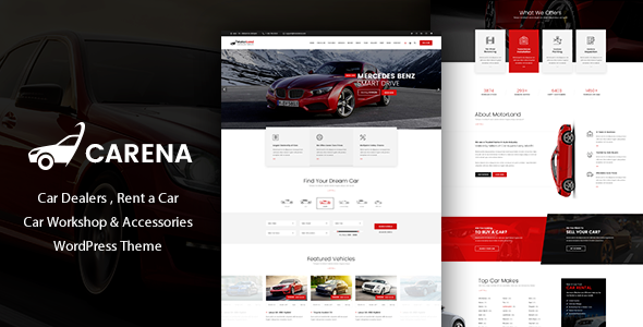 Carena - Car Dealer Rental and Automotive WordPress Theme