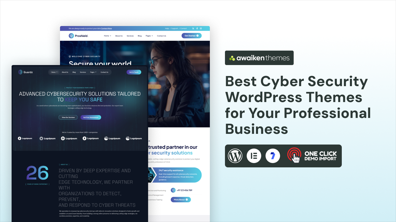 Best Cyber Security WordPress Themes for Your Business