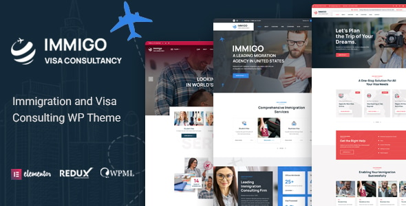 Immigo - Immigration and Visa Consulting WordPress Theme 