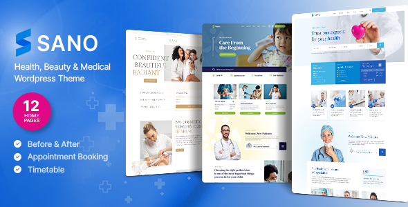 Sano - Medical & Cosmetic WordPress Theme