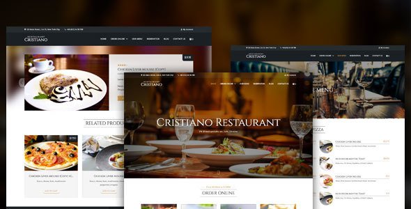 Cristiano - Restaurant WordPress Theme 