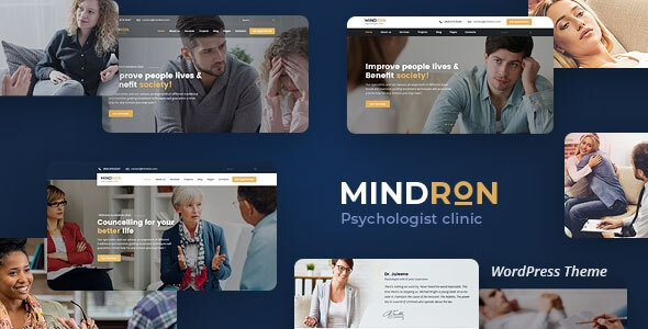 Mindron: Psychology & Counseling WordPress Theme