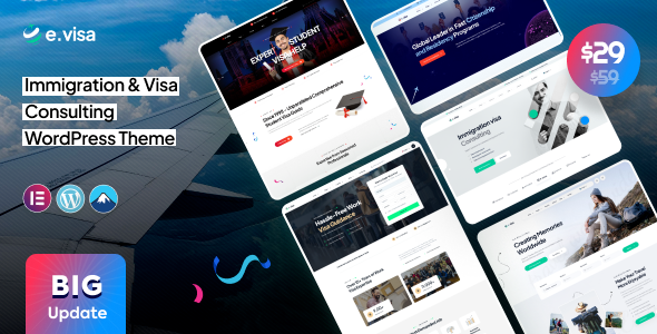 Evisa - Immigration and Visa Consulting WordPress Theme