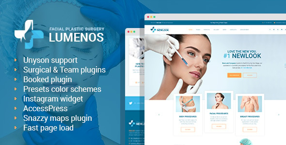Lumenos - Plastic Surgery Clinic WordPress Theme
