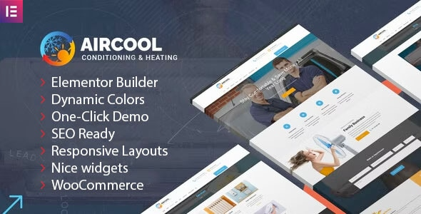 AirCool - Conditioning And Heating WordPress Theme  