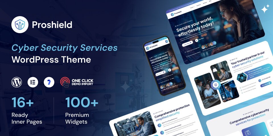 ProShield - Cyber Security Services WordPress Theme