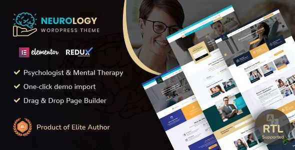 Neurology: Psychology & Counseling WordPress Theme