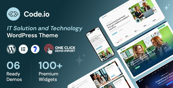 Codeio - IT Solutions & Technology WordPress Theme