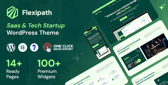 Flexipath - SaaS & Tech Startup WordPress Theme