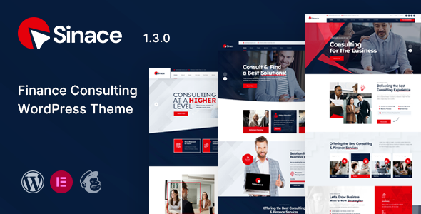 Sinace - Finance Consulting WordPress Theme