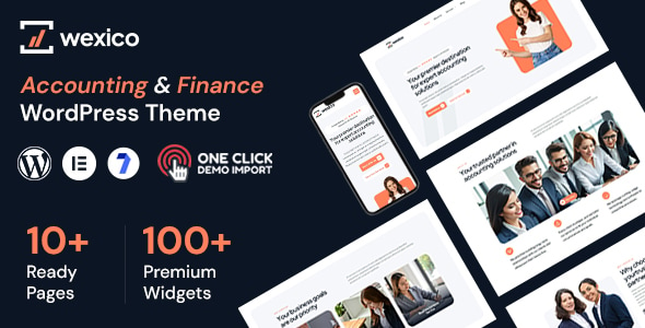 Wexico - Accounting & Finance WordPress Theme