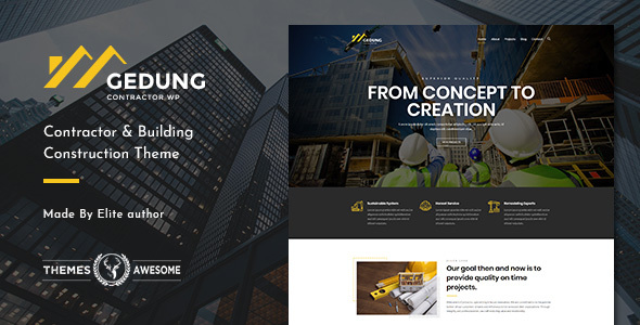 Gedung – Contractor & Building Construction Theme