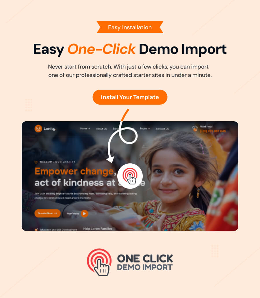 charity website theme