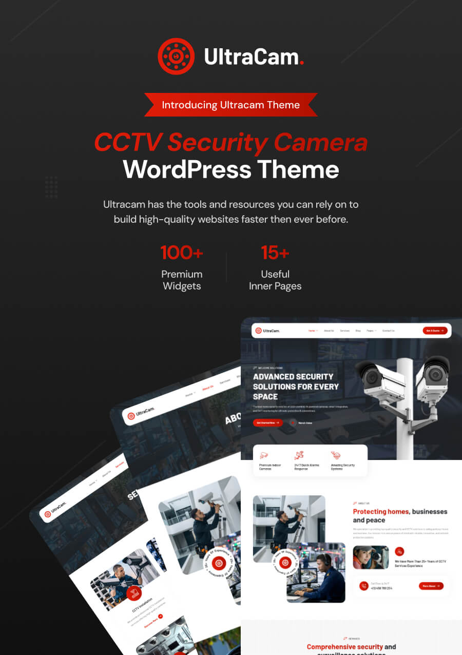Security Camera WordPress Theme