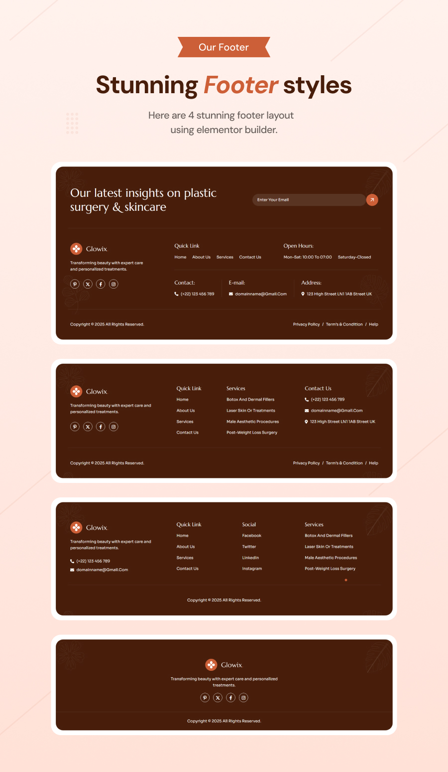 Beauty Clinic Website Template