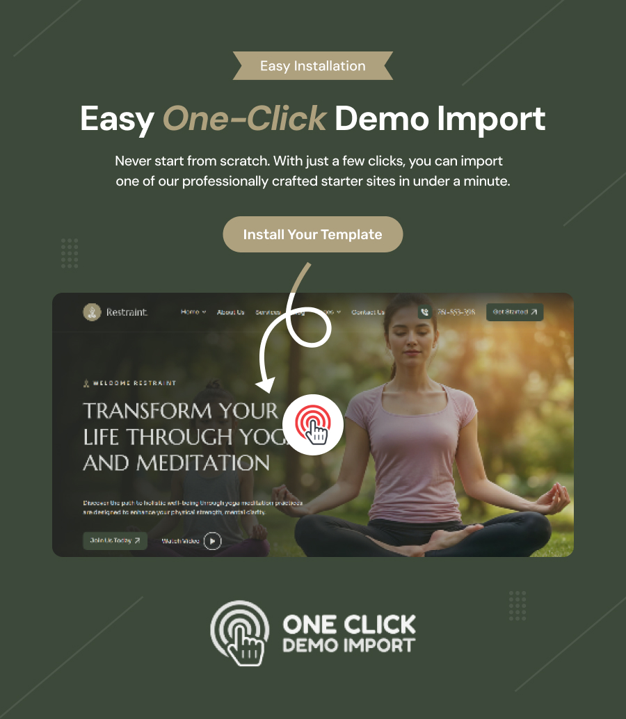 wordpress template yoga