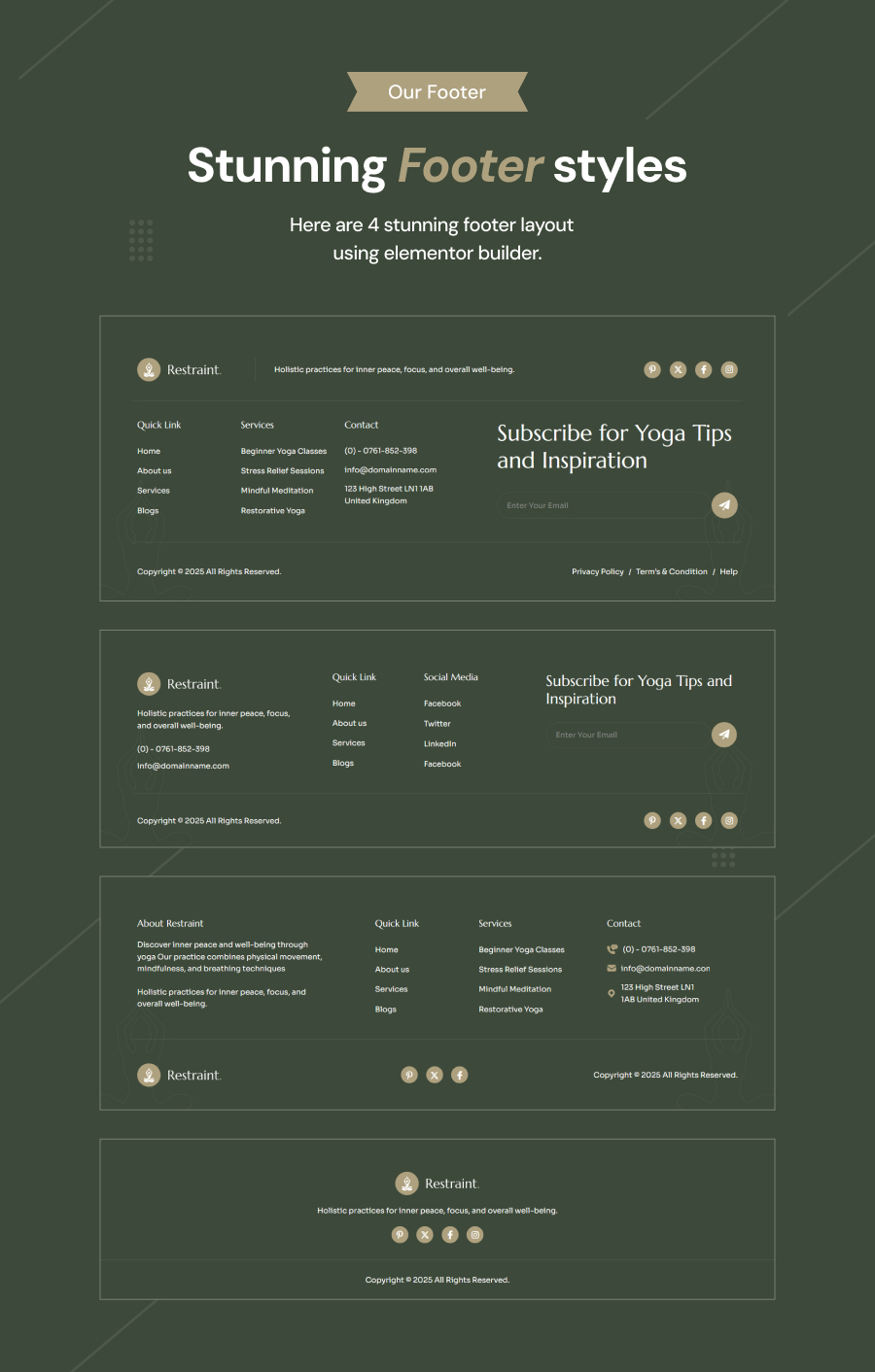yoga and meditation wordpress theme