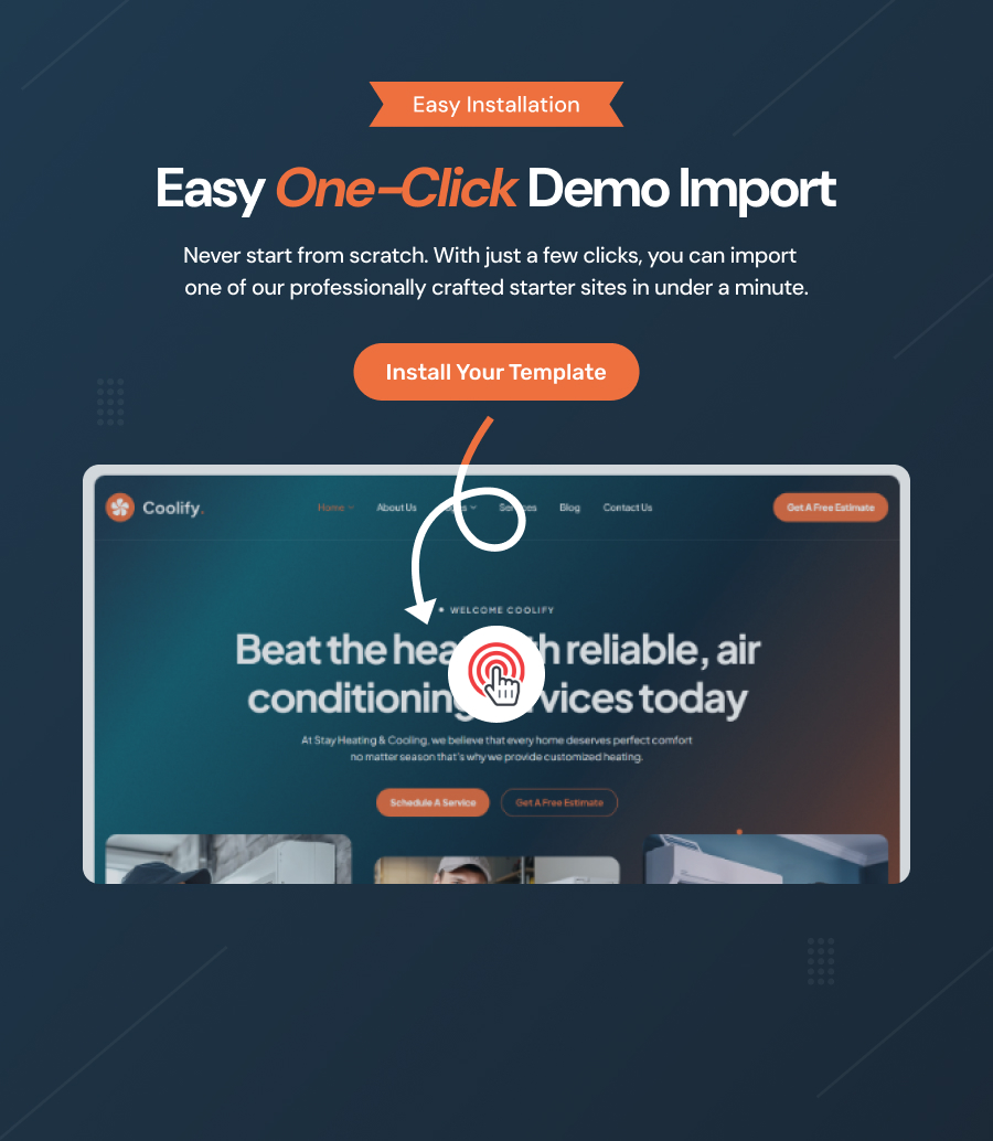 wordpress air conditioning theme​