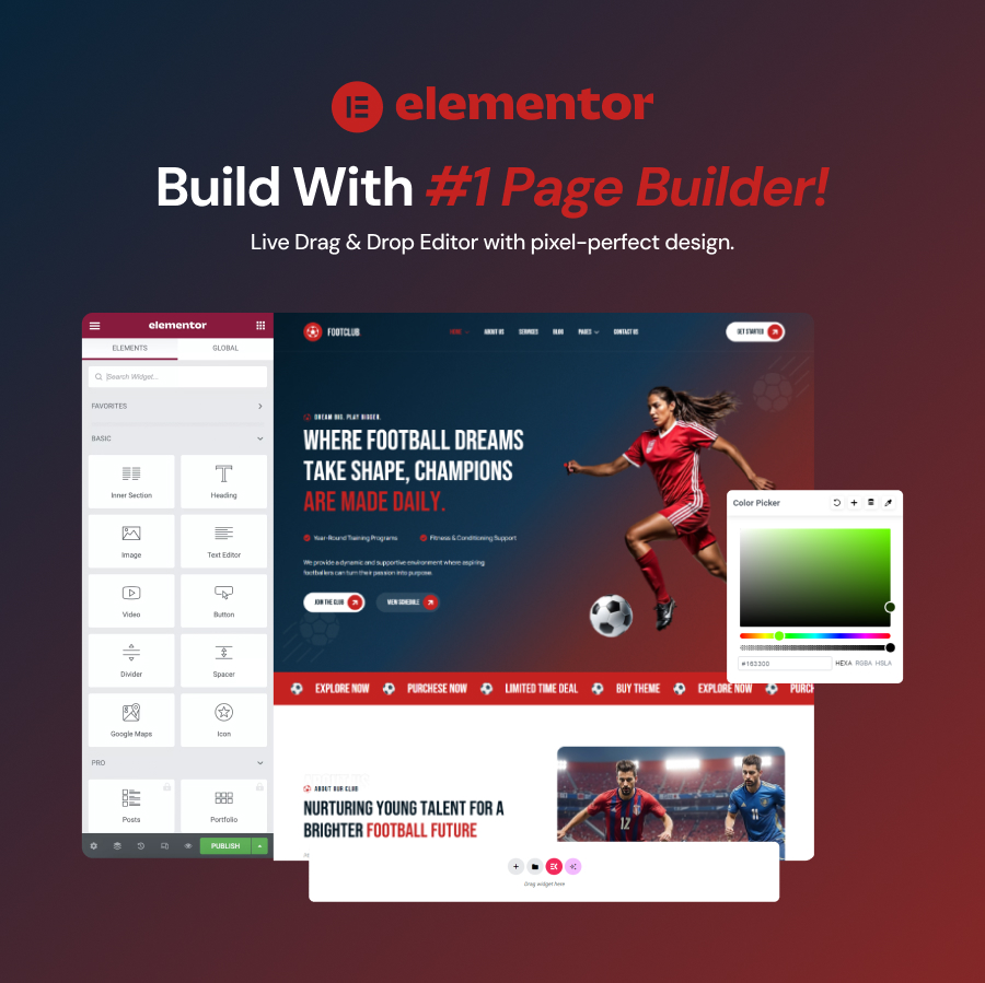 Soccer wordpress theme