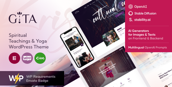 Gita: Yoga WordPress Theme