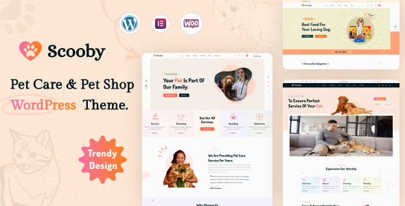 Scooby - Pet Care and Pet Shop WordPress Theme