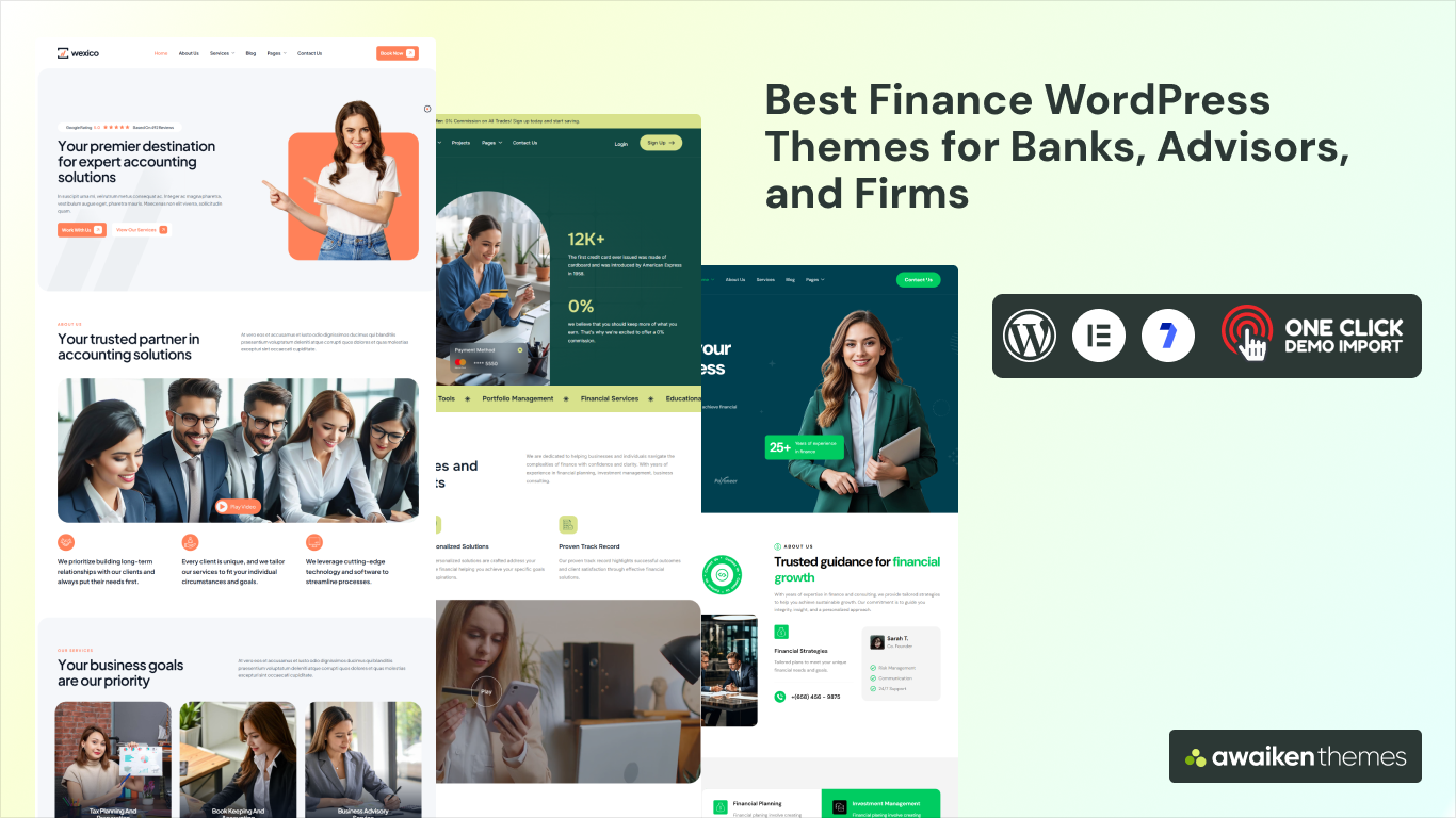 Best Finance WordPress Themes for Banks, Advisors, and Firms