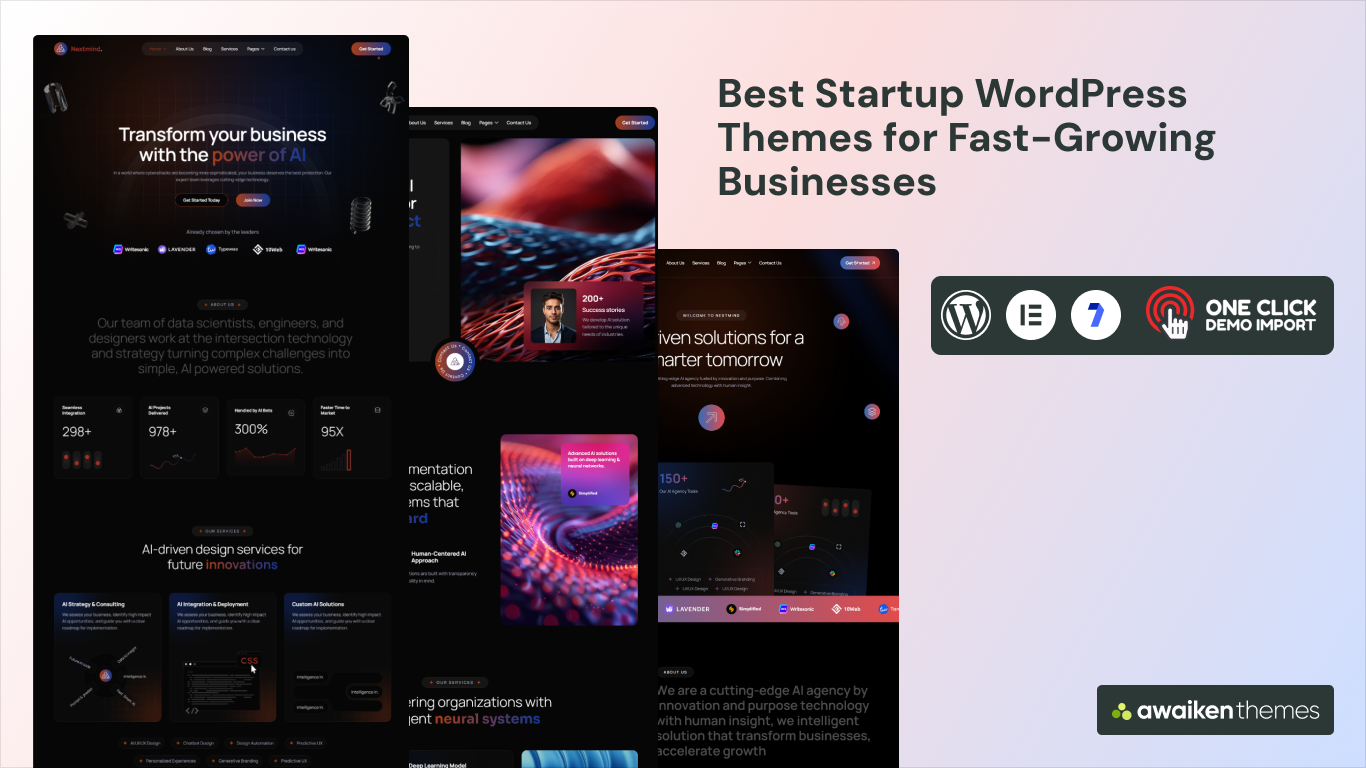 Best Startup WordPress Themes for Fast-Growing Businesses