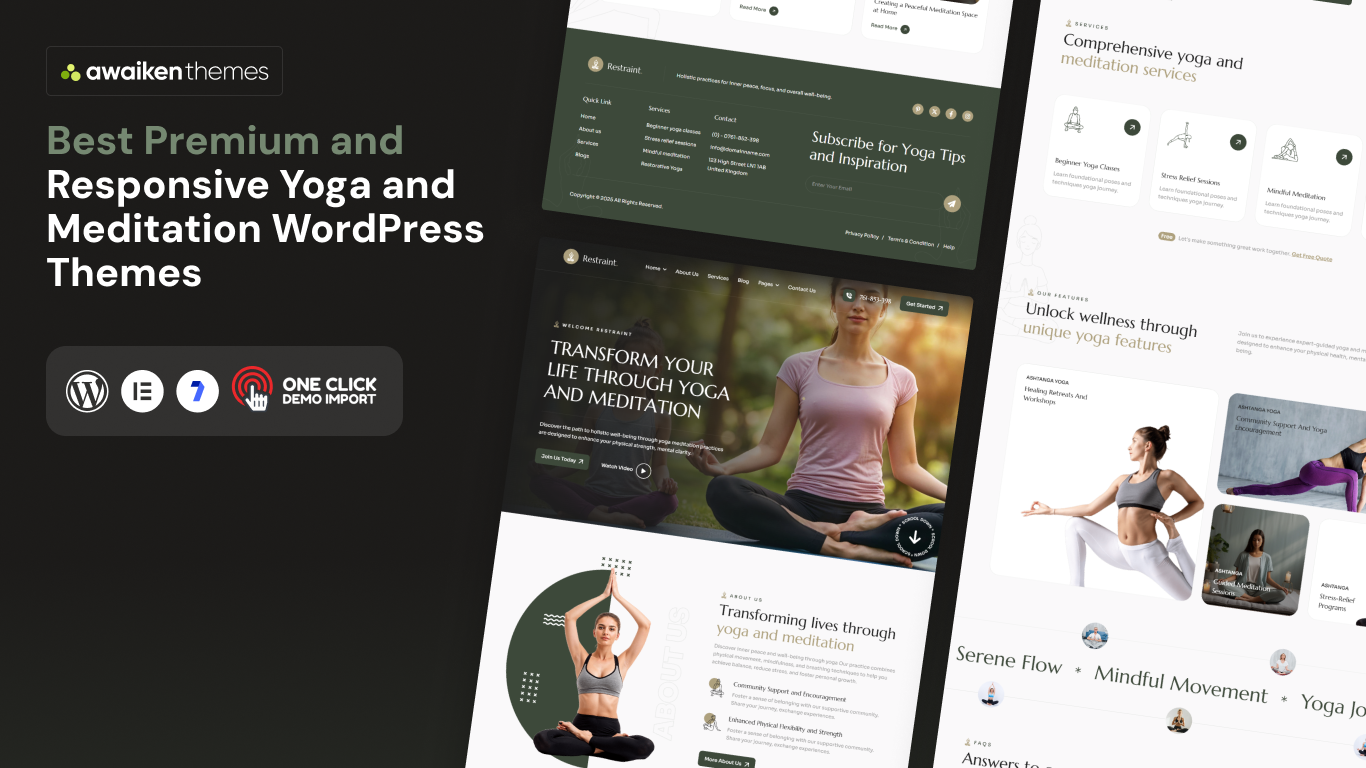 Best Yoga and Meditation WordPress Themes