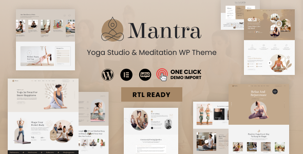 Mantra: Yoga & Meditation WordPress Theme