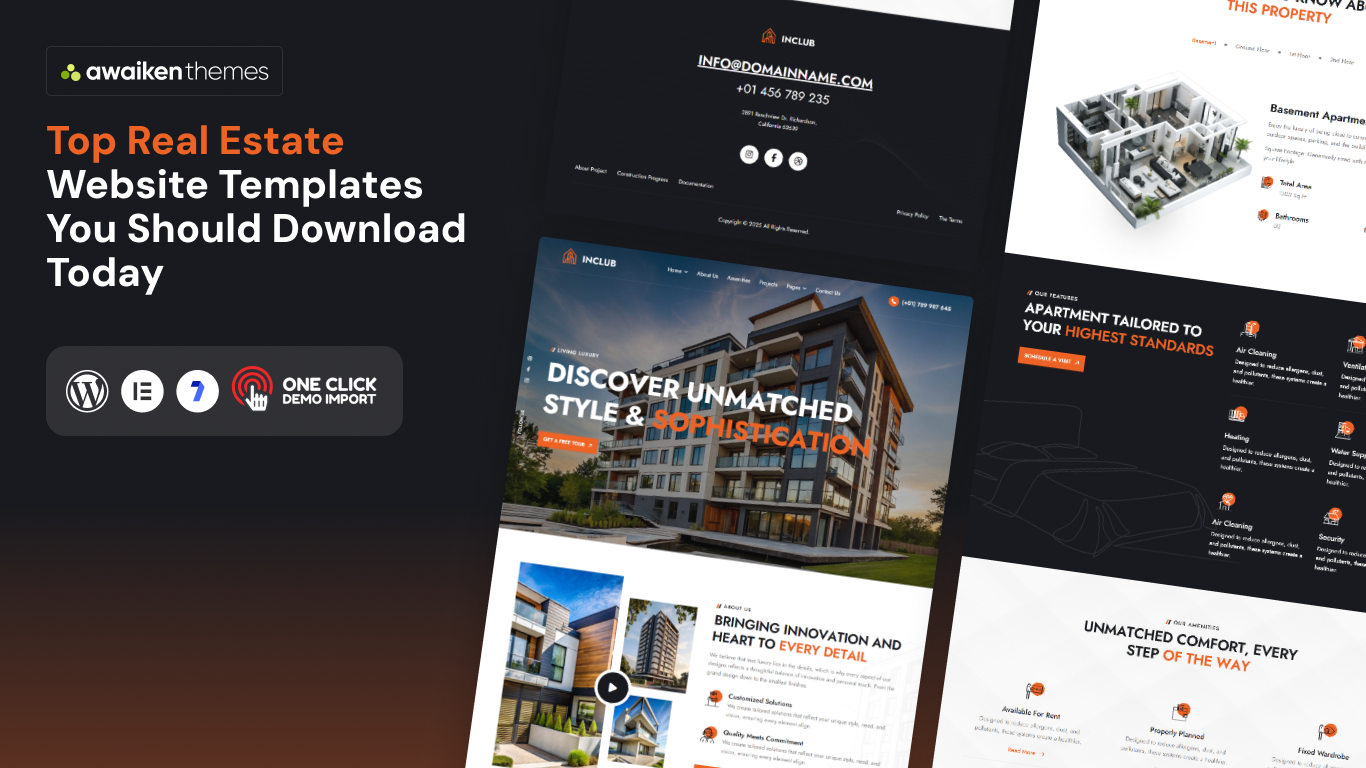 Real Estate Website Templates