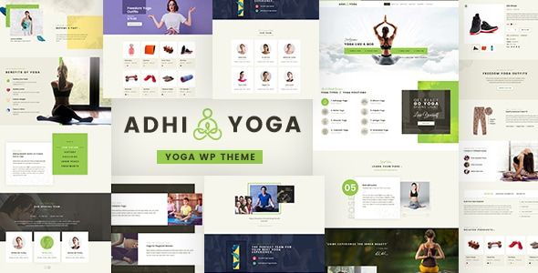 Adhi, Yoga WordPress Theme