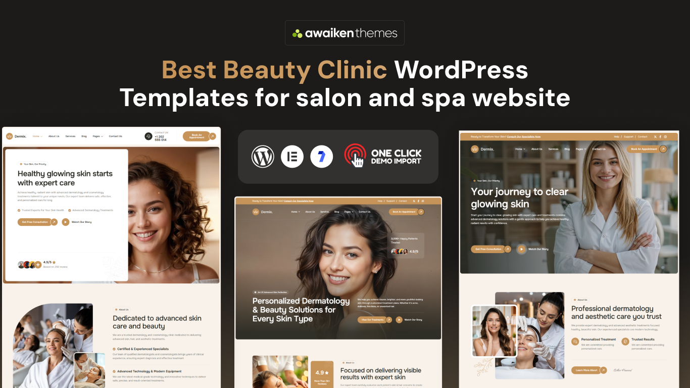 Best Beauty Clinic WordPress Templates
