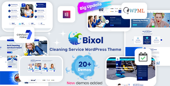 Bixol - Cleaning Services WordPress Theme