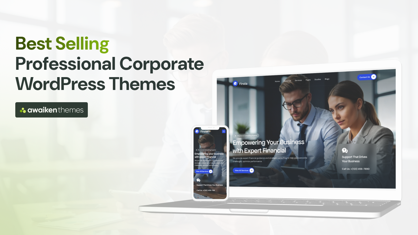 Best Selling Professional Corporate WordPress Themes
