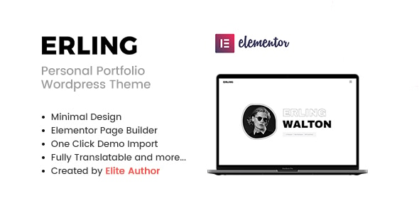 Erling - Personal Portfolio WordPress Theme