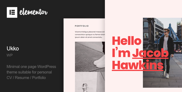 Ukko - Personal Portfolio WordPress Theme
