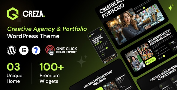 Creza – Creative Agency & Portfolio WordPress Theme