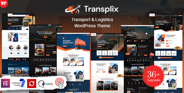 Transplix - Transport & Logistics WordPress Theme
