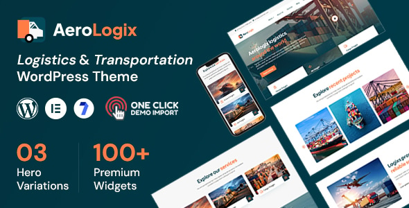 AeroLogix - Logistics & Transportation WordPress Theme