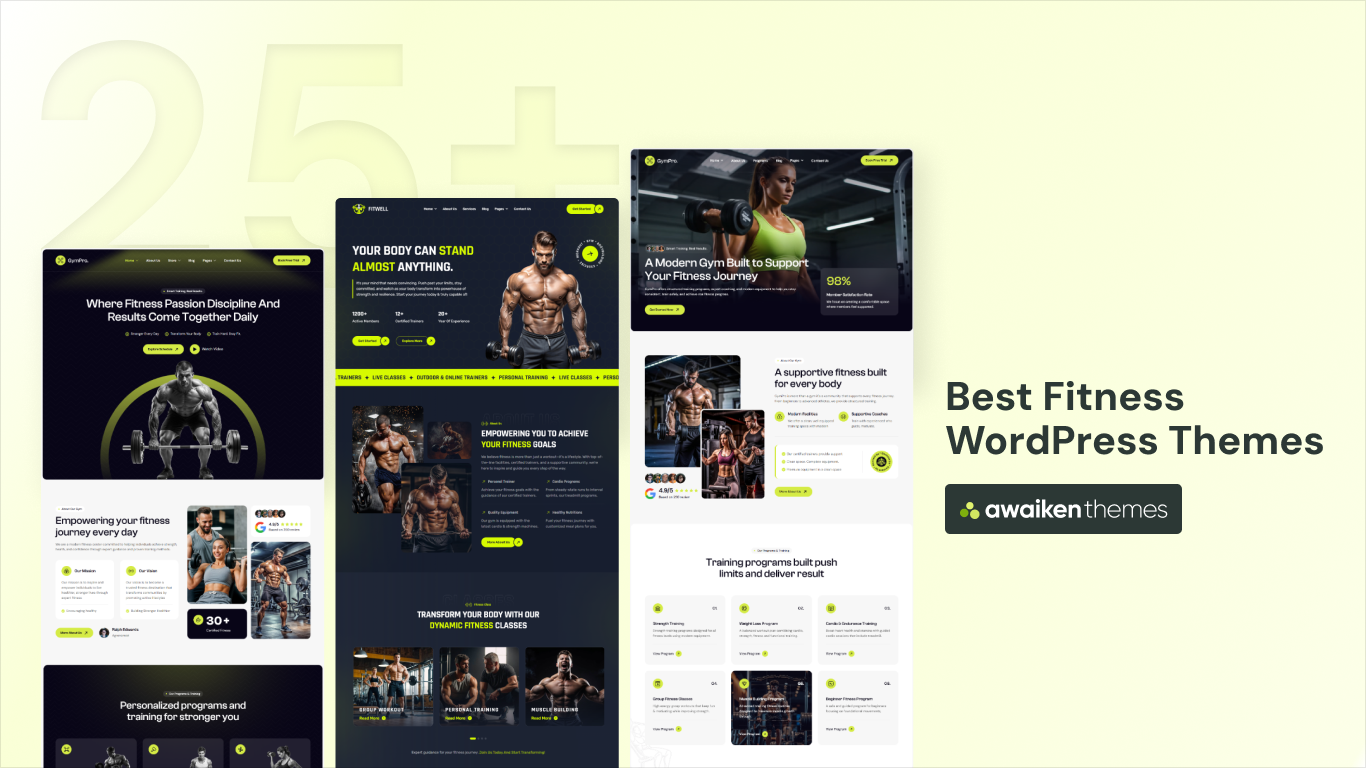Fitness WordPress Themes