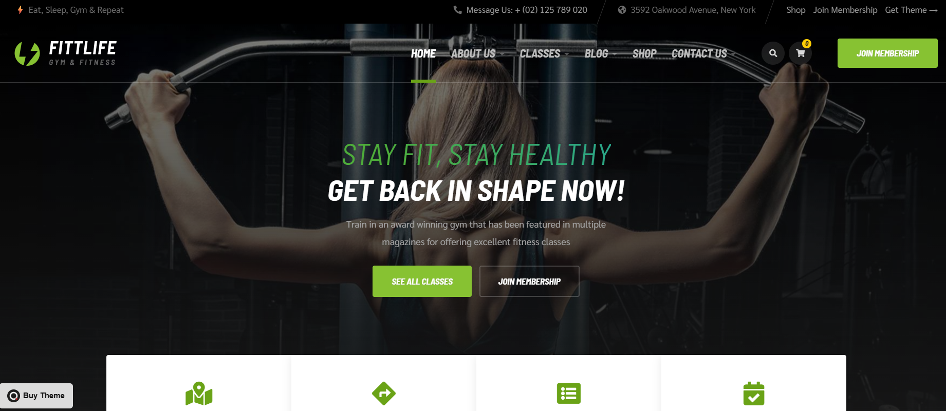 Fittlife – Gym & Personal Training WordPress Theme